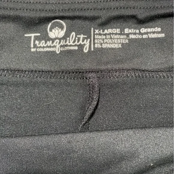 Skorts byTranquility by Colorado Clothing Black/White Floral  Size XL - Picture 3 of 8